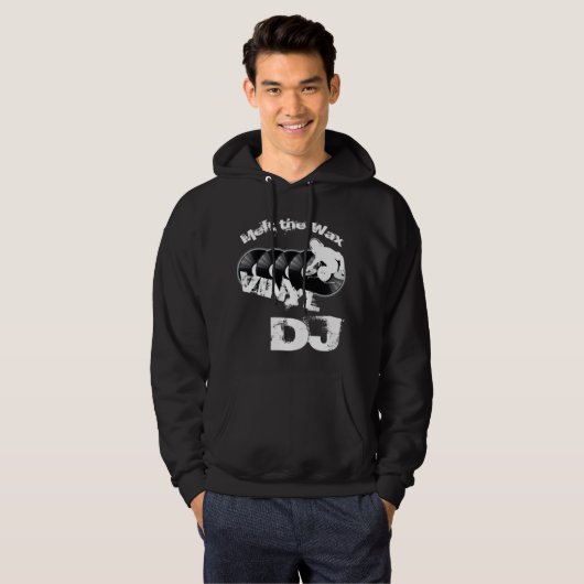 De Vinyl DJ Hoodie (Voorkant volledig)