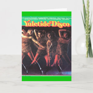 De vinyl Kerstkaart van het Hoesje van het Verslag Feestdagen Kaart