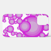 De Violet 70's jaar stijlcirkel Case-Mate iPhone Case (Achterkant (horizontaal))