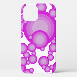 De Violet 70's jaar stijlcirkel iPhone 12 Hoesje