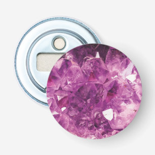 De Violet Crystal Button Flesopener