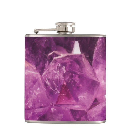 De Violet Crystal Heupfles (Voorkant)