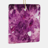 De Violet Crystal Keramisch Ornament (Rechts)