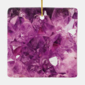 De Violet Crystal Keramisch Ornament (Achterkant)