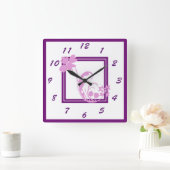 De violette Klok van de Muur van het Lijst van de (Huis)