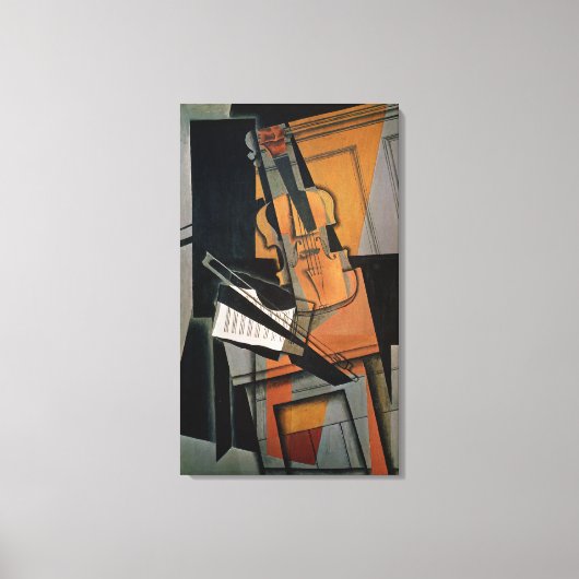 De Violin, 1916 Canvas Afdruk (Voorkant)