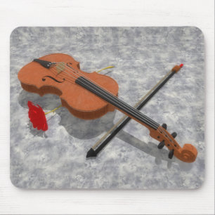 De Violin en het Roos: Custom Mousepad Muismat