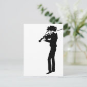 De violist briefkaart (Staand voorkant)