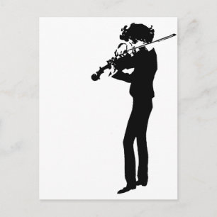 De violist briefkaart