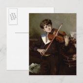 De violist briefkaart (Voorkant / Achterkant)