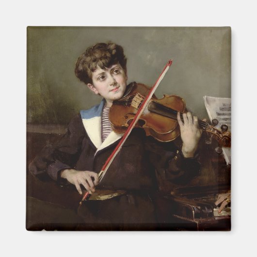 De violist magneet (Voorkant)