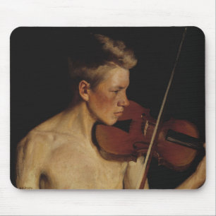 De Violist (Mannelijke Muzikant) (door Pekka Halon Muismat