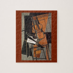 De viool ~ 1916 ~ Synthetisch Cubisme ~ Juan Gris Legpuzzel