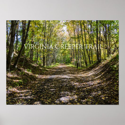 De Virginia Creeper Trail Poster (Voorkant)