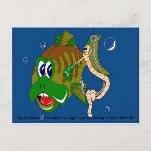 De vis briefkaart (Voorkant)