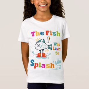 De vis die graag spettert t-shirt