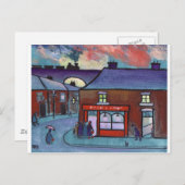 DE VIS EN CHIP SHOP BRIEFKAART (Voorkant / Achterkant)