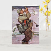 De vis pompt. kaart (Gele Bloem)