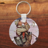 De vis pompt. sleutelhanger (Voorkant)