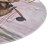 De vis pompt. snijplank (Hoek)