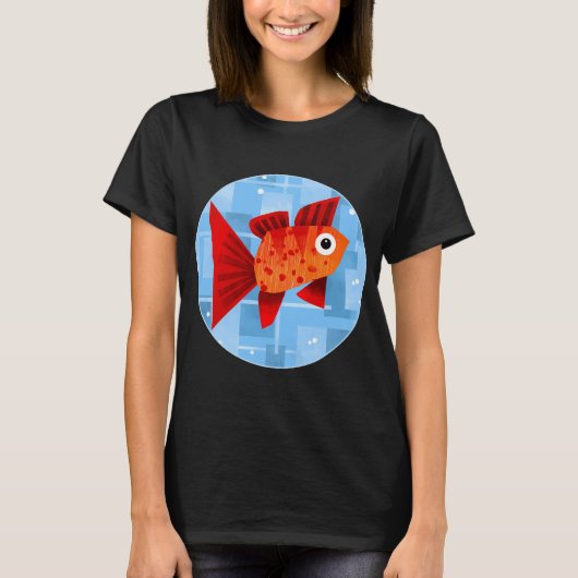 De vis t-shirt (Voorkant)