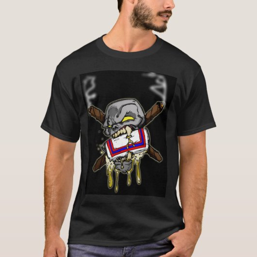 De visage T-shirt mort de Budly Sudzer vers le bas (Devant)