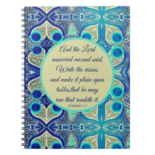 De visie notitieboek (Voorkant)