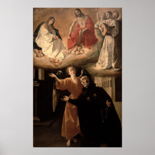 De visie op St. Alphonsus Rodriguez Poster