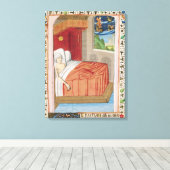 De visie van Ezekiel Canvas Afdruk (Insitu (Houten vloer))