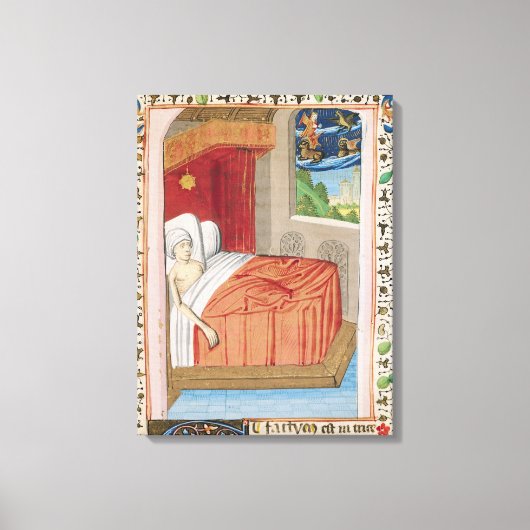 De visie van Ezekiel Canvas Afdruk (Voorkant)