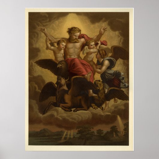 De visie van profeet Ezekiel Poster (Voorkant)