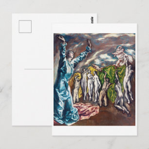 De Visioen van Johannes El Greco Briefkaart