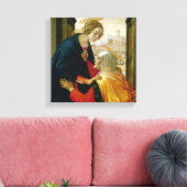 De Visitatie, 1491 Canvas Afdruk (Insitu (Woonkamer))