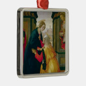 De Visitatie, 1491 Metalen Ornament (Rechts)