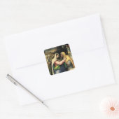 De Visitatie, 1519 Vierkante Sticker (Envelop)