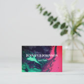 De Visite 2. Carte personnelle, abstraite (Debout devant)