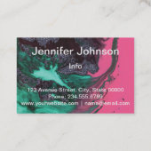 De Visite 2. Carte personnelle, abstraite (Dos)