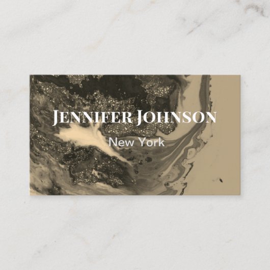 De Visite 2. Carte personnelle, abstraite (Devant)
