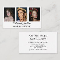 3 Photo Maquillage Artiste Carte postale Affaires