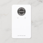 De Visite Ajouter un logo d'entreprise et une carte d'affich (Devant)