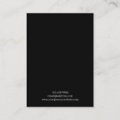 De Visite Ajouter Votre Logo Carte d'affichage pour bijoux à (Dos)