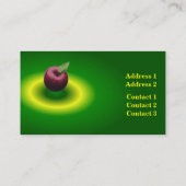 De Visite Apple profilent la carte (Dos)