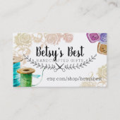 De Visite Aquarelle couture notions couture couturier carte (Devant)