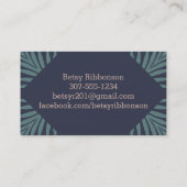 De Visite Art déco couture notions couture couturier carte d (Dos)