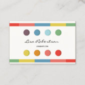 De Visite Artist Studio Art Dessin École Teacher Carte Palet (Devant)