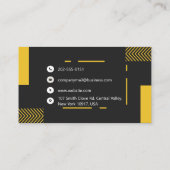 De Visite Auto Repair Shop Professional Mechanics Carte BS | (Dos)
