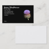 De Visite Autobus. Carte - chardon (Devant / Derrière)