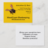 De Visite Autobus. carte - l'apiculture (Devant / Derrière)