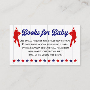 De Visite Baseball, Sport Baby shower, Livres pour carte béb