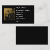 De Visite Batteur - carte d'industrie musicale (Devant / Derrière)